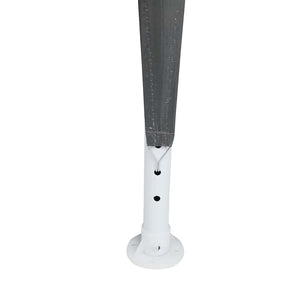 vidaXL Party Tent Anthracite 400 x 400 x 266 cm Polyethylene and Steel