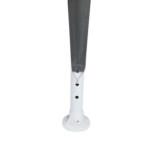 vidaXL Party Tent Anthracite 400 x 400 x 266 cm Polyethylene and Steel