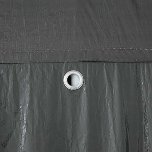 vidaXL Party Tent Anthracite 400 x 400 x 266 cm Polyethylene and Steel