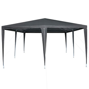 vidaXL Party Tent Anthracite 400 x 400 x 266 cm Polyethylene and Steel