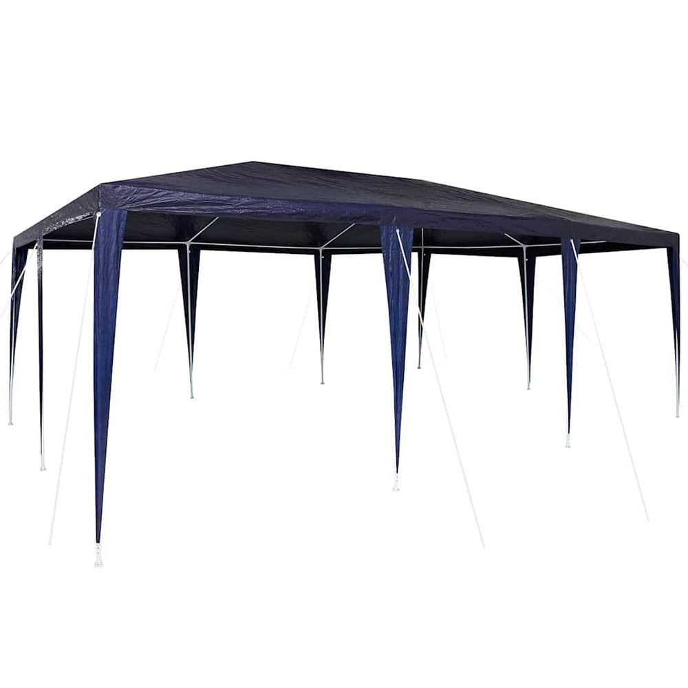 vidaXL Party Tent Blue 600 x 400 x 266 cm Polyethylene and Steel