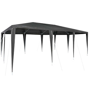 vidaXL Party Tent Anthracite 600 x 400 x 266 cm Polyethylene and Steel