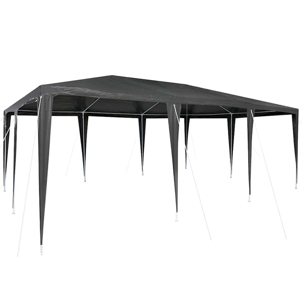 vidaXL Party Tent Anthracite 600 x 400 x 266 cm Polyethylene and Steel
