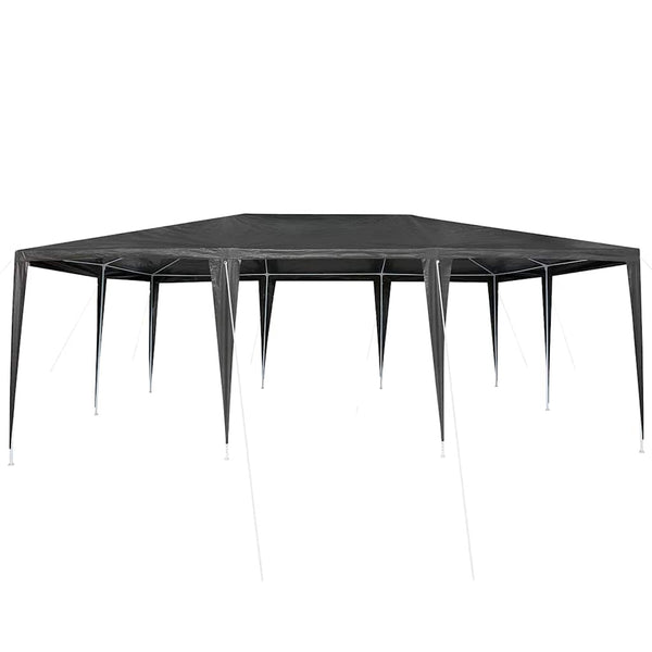 vidaXL Party Tent Anthracite 600 x 400 x 266 cm Polyethylene and Steel