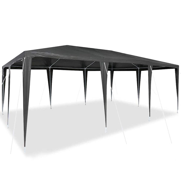 vidaXL Party Tent Anthracite 600 x 400 x 266 cm Polyethylene and Steel