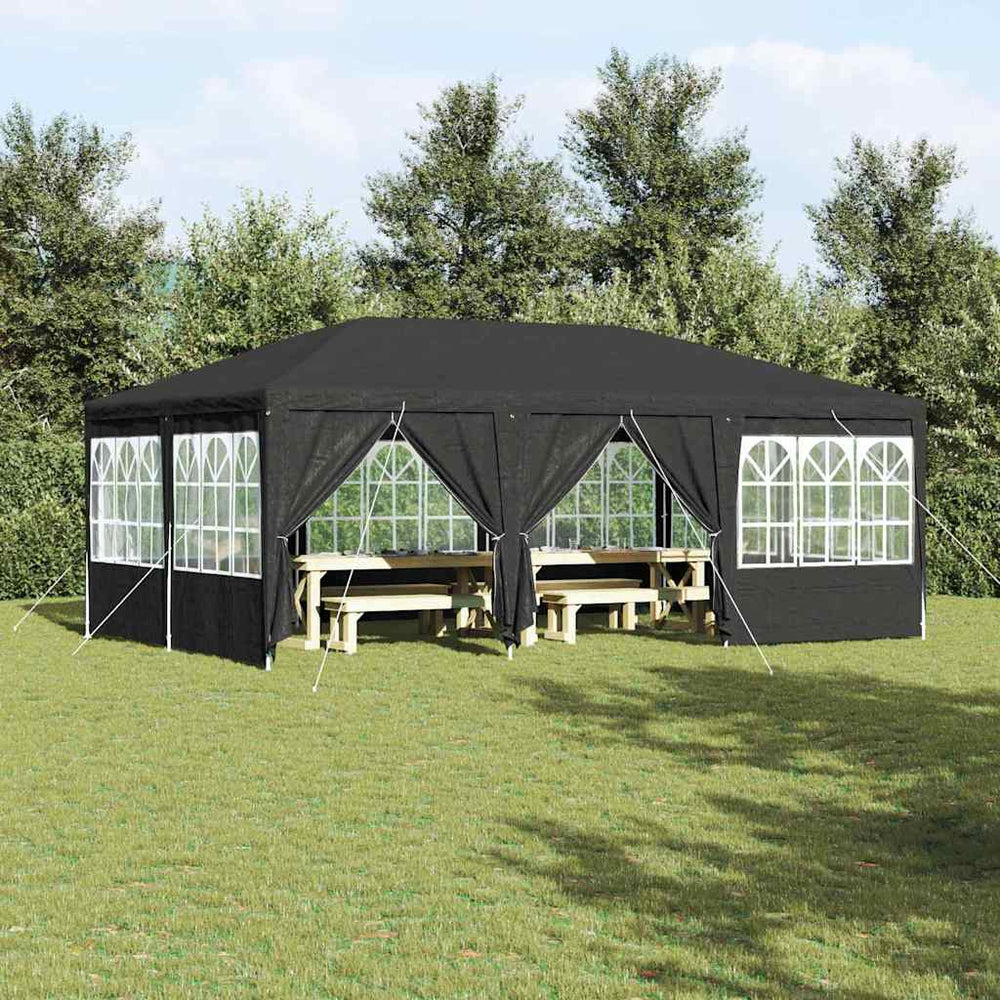 vidaXL Party Tent Anthracite 600 x 400 x 266 cm Polyethylene