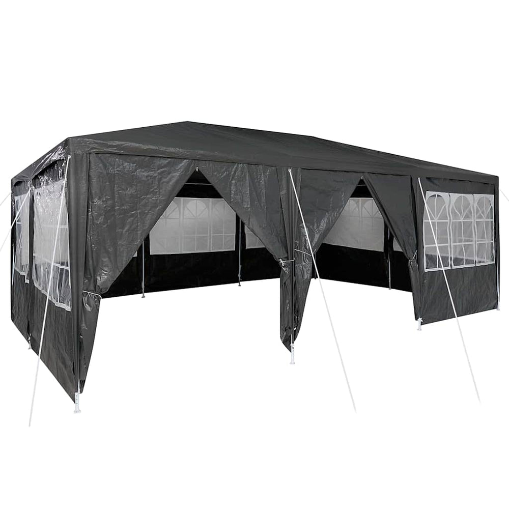 vidaXL Party Tent Anthracite 600 x 400 x 266 cm Polyethylene