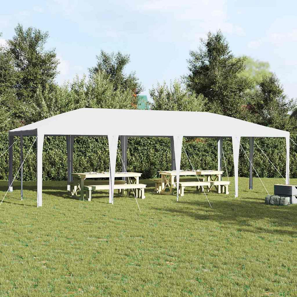 vidaXL Party Tent White 800 x 400 x 266 cm Polyethylene and Steel