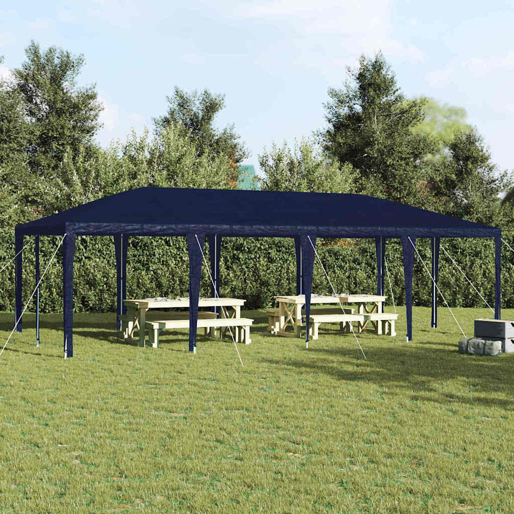 vidaXL Party Tent Blue 800 x 400 x 266 cm Polyethylene and Steel