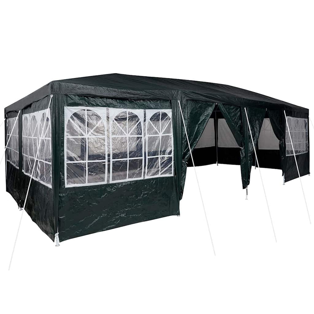 vidaXL Party Tent Green 800 x 400 x 266 cm Polyethylene