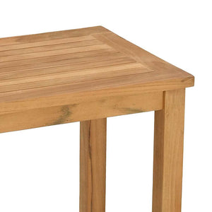 vidaXL Console Table Brown 110 x 40 x 75 cm Solid Teak Wood