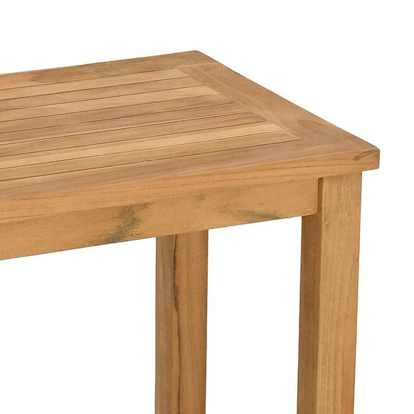 vidaXL Console Table Brown 110 x 40 x 75 cm Solid Teak Wood