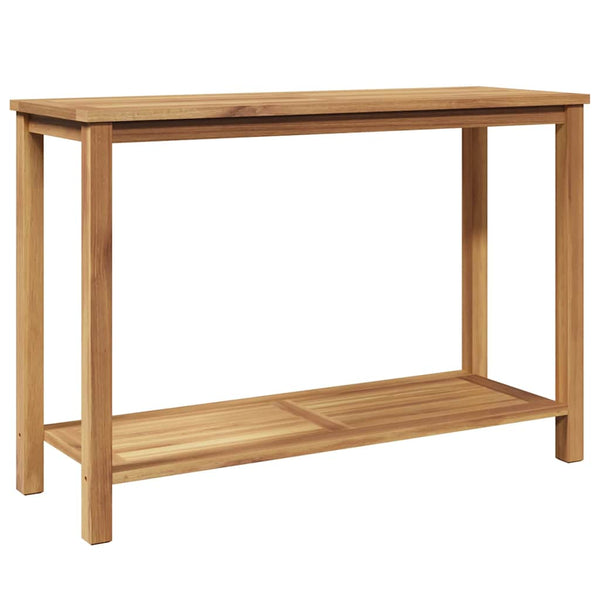vidaXL Console Table Brown 110 x 40 x 75 cm Solid Teak Wood