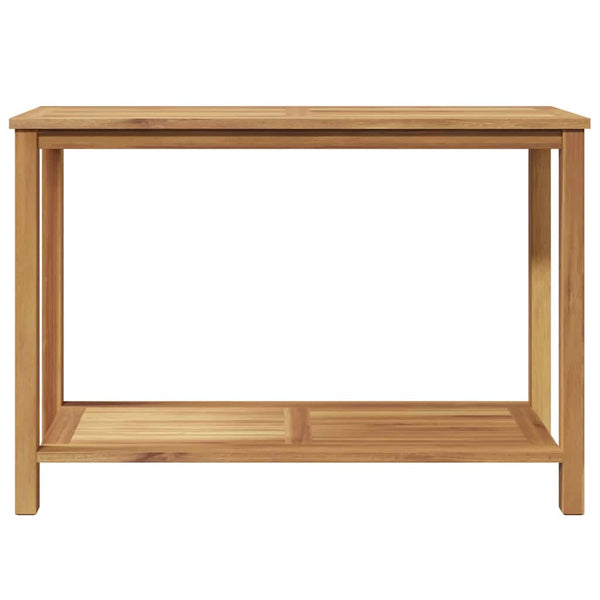 vidaXL Console Table Brown 110 x 40 x 75 cm Solid Teak Wood