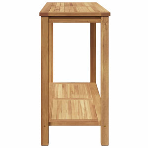 vidaXL Console Table Brown 110 x 40 x 75 cm Solid Teak Wood