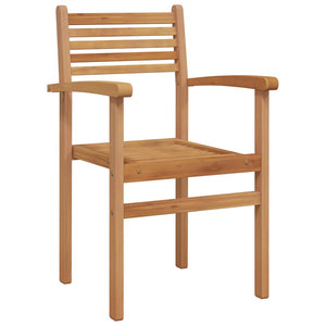 vidaXL Chairs 2 pcs Brown 56 x 55 x 90.5 cm Solid Teak Wood