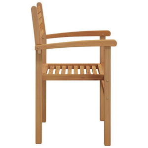vidaXL Chairs 2 pcs Brown 56 x 55 x 90.5 cm Solid Teak Wood