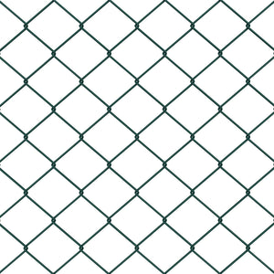 Grüner Kettenzaun Stahl 10x0,4m