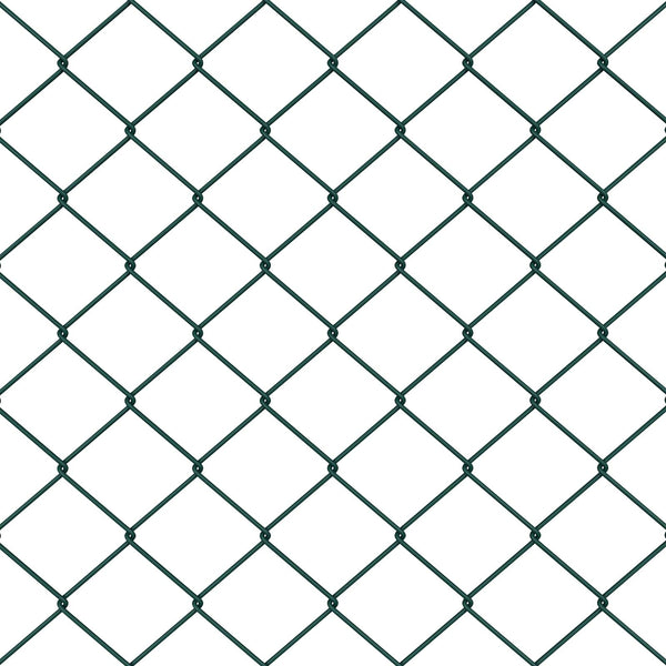 Grüner Kettenzaun Stahl 10x0,4m