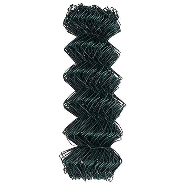 Grüner Kettenzaun Stahl 10x0,4m