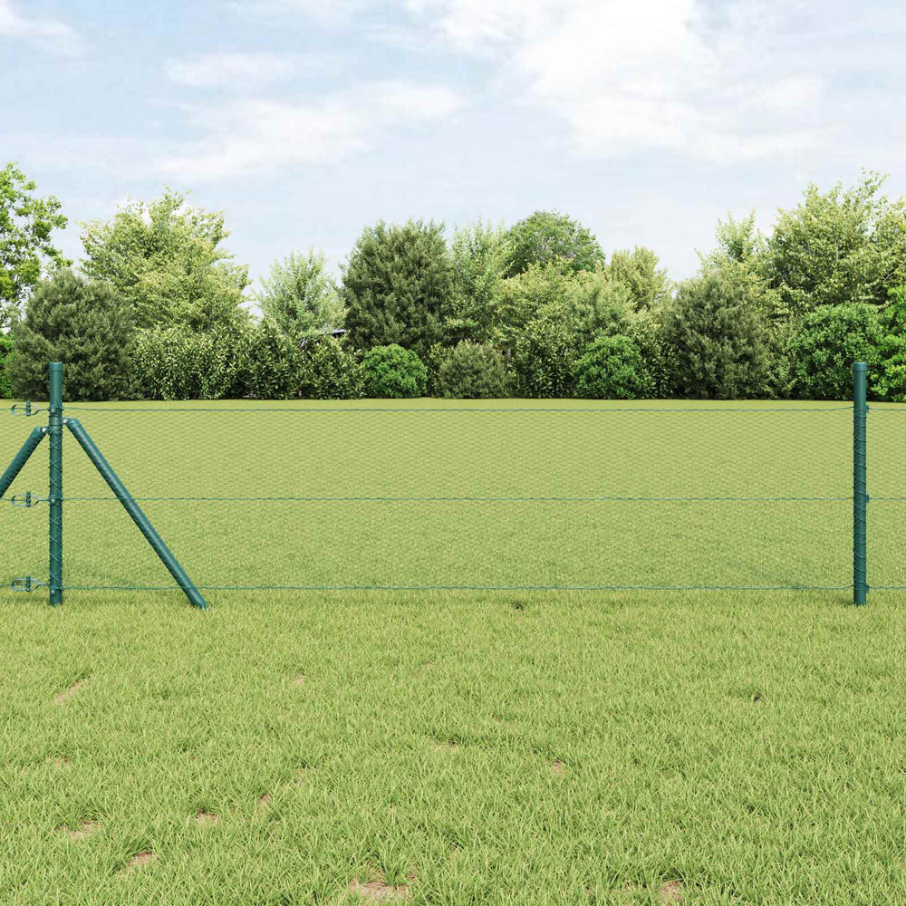 Hexagonzaun Grün 0,4 x 10 m PVC