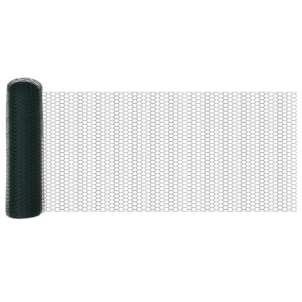 Hexagonzaun Grün 0,4 x 10 m PVC