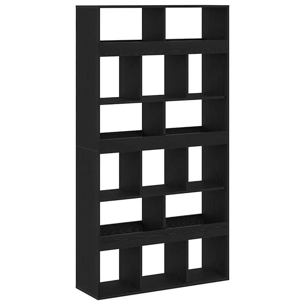 vidaXL Bookcase 2 pcs Black Oak Look 100 x 33 x 93.75 cm