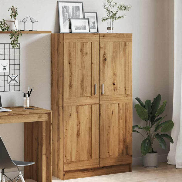 vidaXL Bookcase Artisan Oak 82.5x30.5x150 cm Engineered Wood