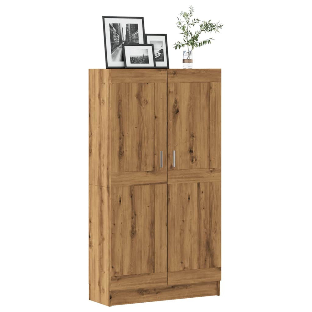 vidaXL Bookcase Artisan Oak 82.5x30.5x150 cm Engineered Wood