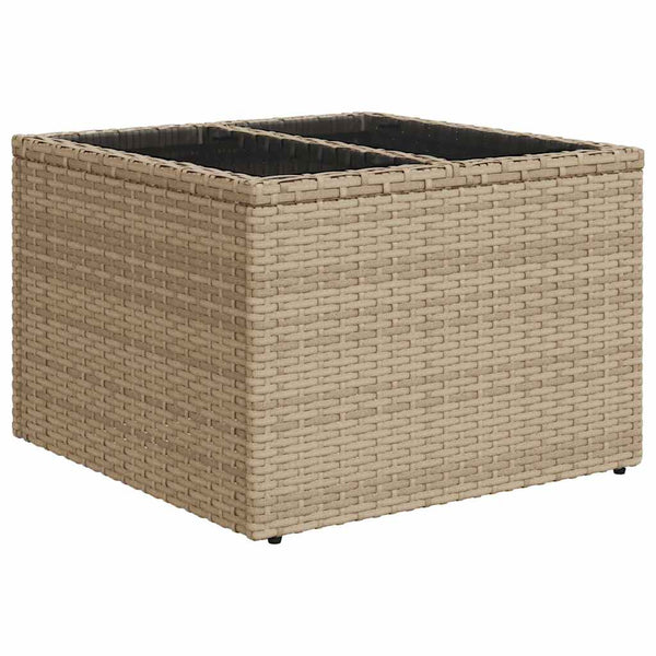 vidaXL Sofa Set 8 pcs Beige Poly Rattan