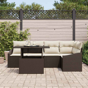 Garten Sofa Set mit Kissen & Stauraum