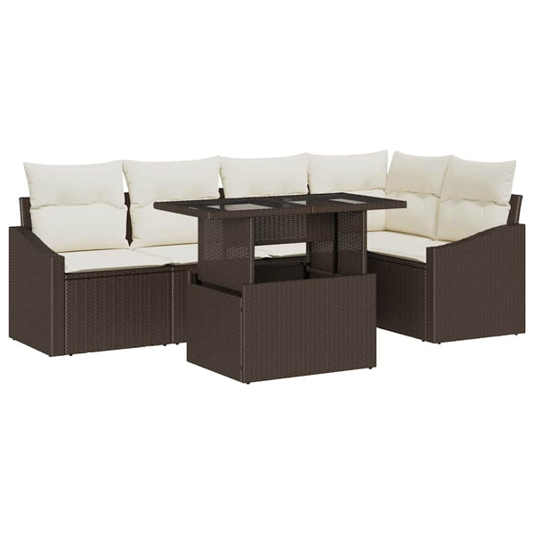 Garten Sofa Set mit Kissen & Stauraum