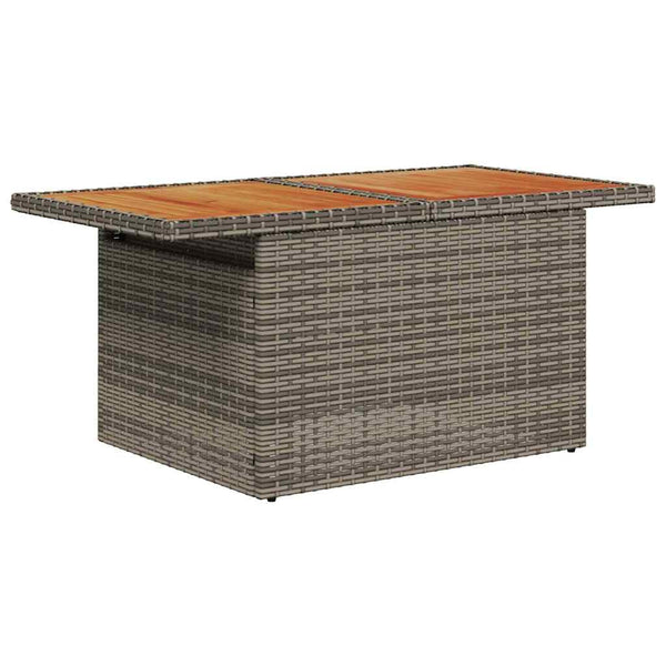 vidaXL Garden Sofa Set with Cushions 9 pcs Grey