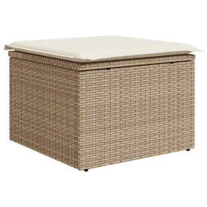 Garten Sofa Set Beige & Creme 9-teilig