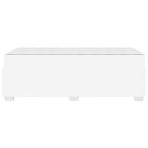 vidaXL Bed Frame with Mattress White 80 x 200 cm Fabric