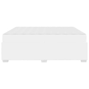 vidaXL Bed Frame with Mattress White 180 x 200 cm Fabric