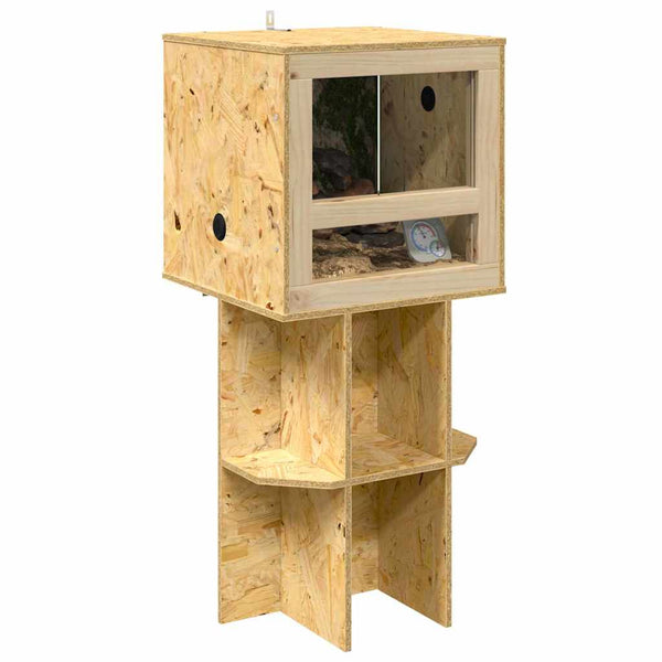 vidaXL Terrarium Brown 40 x 40 x 90 cm OSB