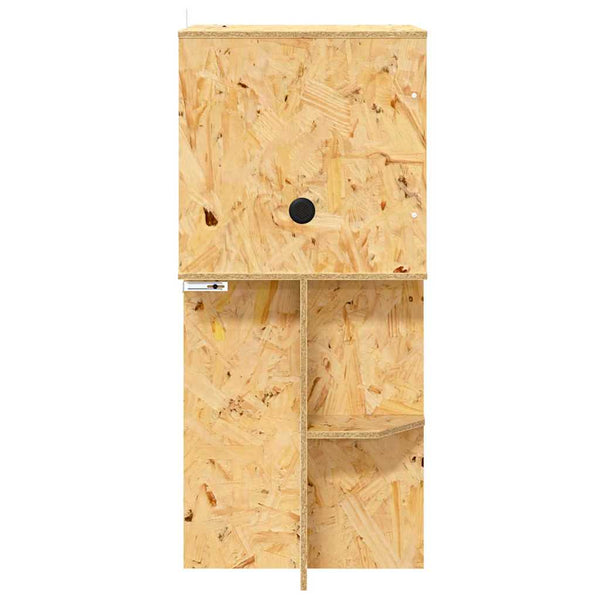 vidaXL Terrarium Brown 40 x 40 x 90 cm OSB