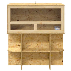 vidaXL Terrarium Brown 80 x 40 x 90 cm OSB