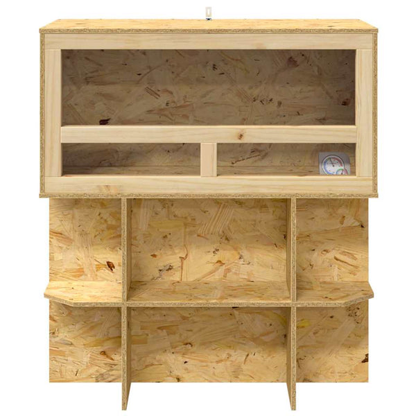 vidaXL Terrarium Brown 80 x 40 x 90 cm OSB