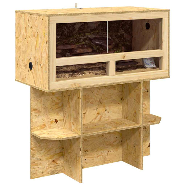 vidaXL Terrarium Brown 80 x 40 x 90 cm OSB