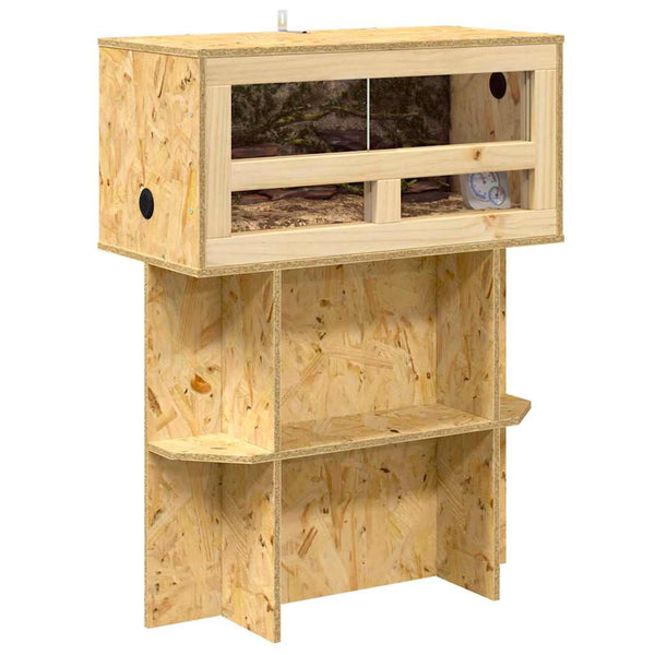 vidaXL Terrarium Brown 60 x 30 x 80 cm OSB