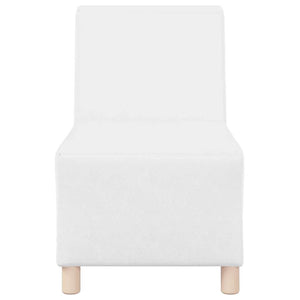 vidaXL Modular Armless Sofa 3 pcs White 55 x 74 x 82 cm Faux Leather