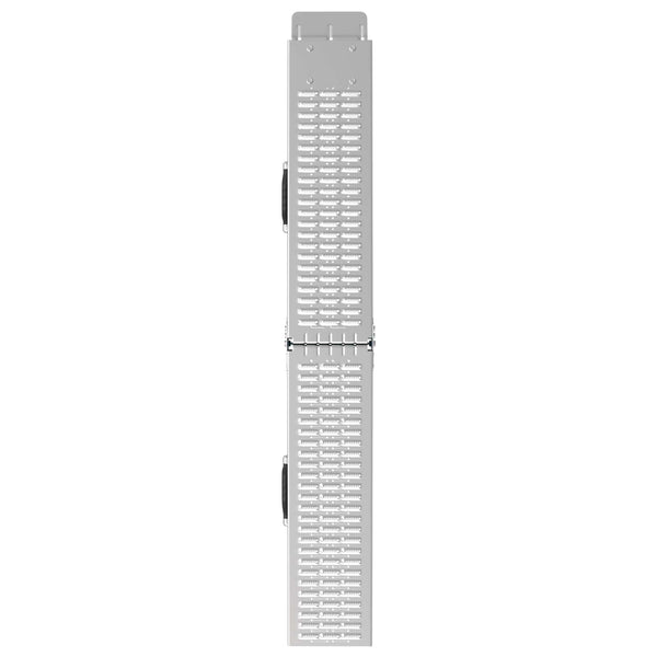 vidaXL Foldable Ramp 200kg per Ramp 2 pcs Silver 166 x 23 x 4.5 cm