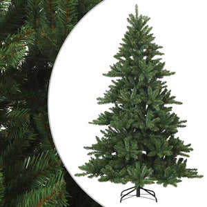 vidaXL Artificial Foldable Christmas Tree Green 210 cm PVC, Steel