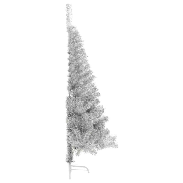Künstlicher Weihnachtsbaum Silber Vorbeleuchtet 150cm