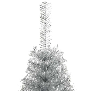 Silberner LED Weihnachtsbaum 180cm