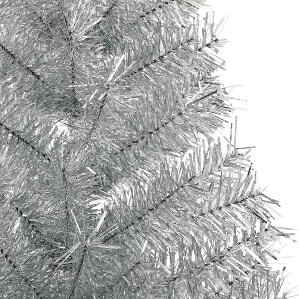 Silberner LED Weihnachtsbaum 180cm