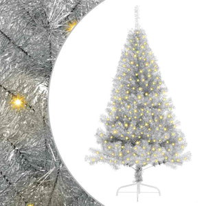 Silberner LED Weihnachtsbaum 180cm
