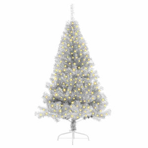 Silberner LED Weihnachtsbaum 180cm